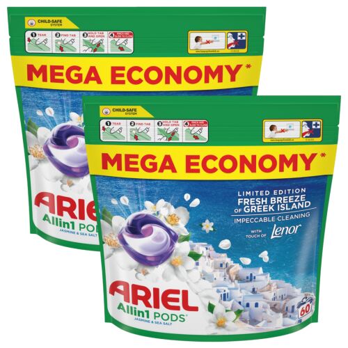 Ariel Allin1 Pods Greek Island laundry detergent capsules, mega economy pack