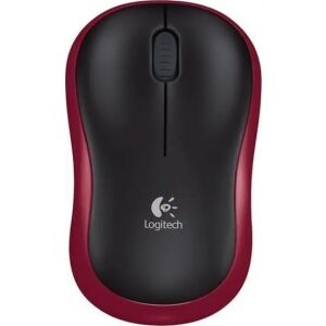 Logitech M185 piros egér (910-002240)