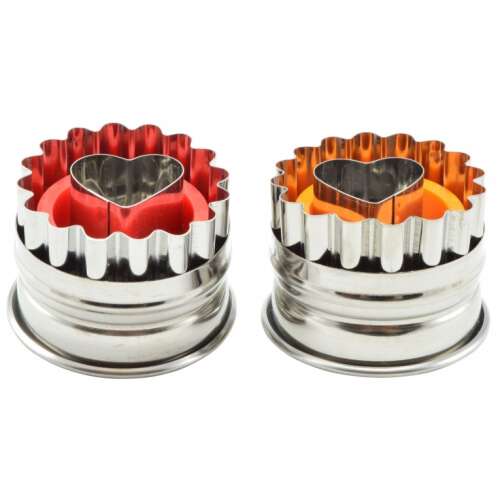 Spring-loaded Heart-shaped Linzer Cutter