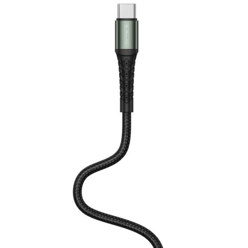 Jellico B10C USB-C - USB-C töltő és adatkábel, fekete, 1 méter - Jellico