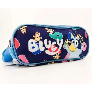 Penar Oval cu Două Compartimente Bluey - Penare