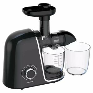 Klausberg KB7866 lassú gyümölcscentrifuga, fekete, egészséges gyümölcsléhez - Klausberg