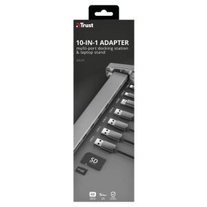 Trust 23417 10 az 1-ben USB-C dokkoló állomás csomagolása - Trust