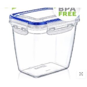 Dünya Lock & Fresh négyszögletű műanyag ételtartó, 165 x 121 x 140 mm, 1575 ml