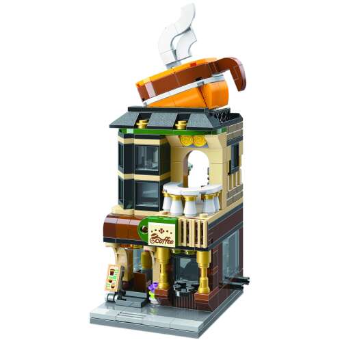 Keeppley QMAN Crossroad Cafe Baustein-Set