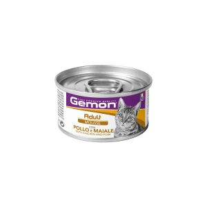 Gemon Adult Mousse Macskaeledel Csirke és Sertés 85g - Állattartás