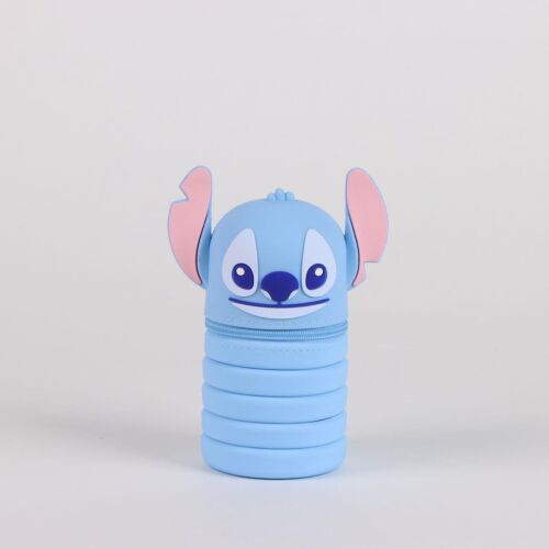 Disney Lilo és Stitch kék 3D szilikon tolltartó