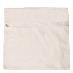 Față de pernă bej 40x40 cm cu fermoar - Obiect decorabil