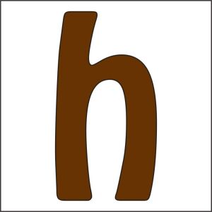 Scrisoare din lemn - 12-15mm, 10 buc/pachet h 137631026 - Obiect decorabil