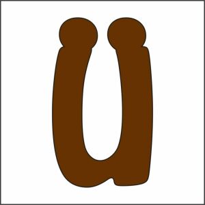 Scrisoare din lemn - 12-15mm, 10 buc/pachet 137631045 - Obiect decorabil