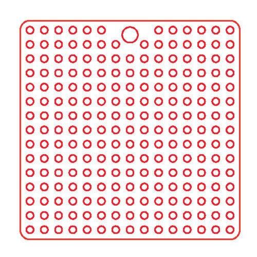 Fafigura, 4 db/csomag - négyzet 343 137631317