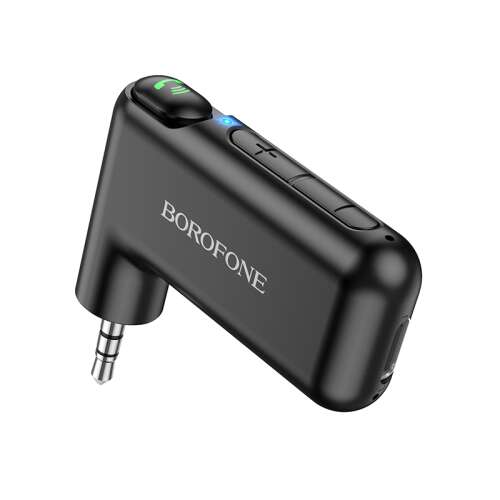 Borofone Vezeték nélküli Bluetooth kihangosító, 3,5 mm-es Jack AUX audio adapter BC35 - Fekete 42678106