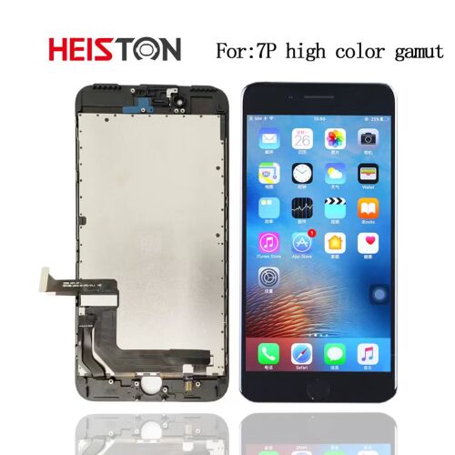 Display negru Heiston FHD High Color Gamut pentru Apple iPhone 7 Plus