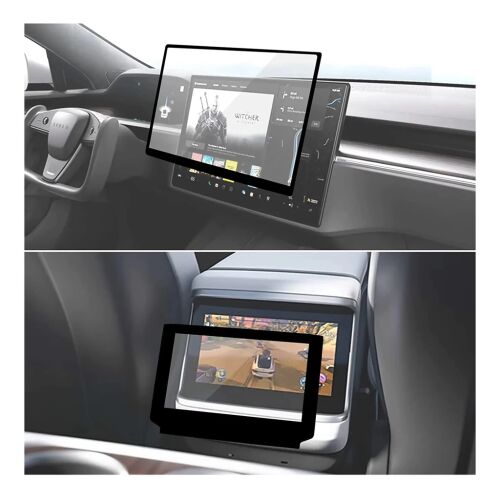 XPRO™ Tempered Glass 0,33 mm Displayschutzglas / Glasfolie (sowohl für das vordere als auch für das hintere Display) TESLA Model S / X 2022 / 2023 / 2024