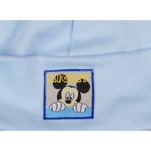 Mickey címkével díszített, megkötős sapka, fülvédővel. - 74-es méret 42678677 Gyerek sapka, szett