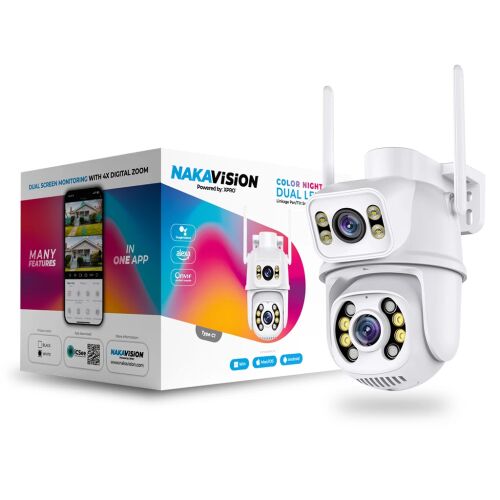 Inteligentna kamera IP NAKAVISION by XPRO™ C1 – BIAŁA 137639794