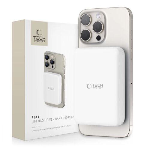 Tech-Protect PB11 Magsafe powerbank 10000mAh бял 137639968