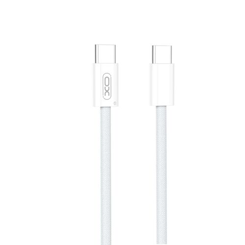Kabel XO NB-Q260A PD USB-C - USB-C 1m biały 60W
