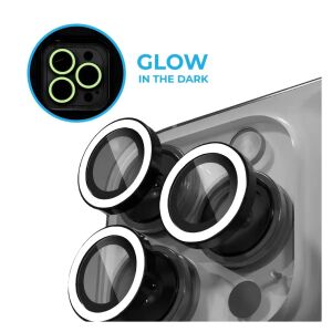 Szkło ochronne na aparat XPRO™ Luminous Premium do Apple iPhone 16 Pro / Apple iPhone 16 Pro Max – białe