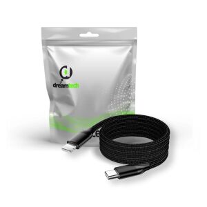 Dreamtech Magnetski pleteni kabel crni USB-C / Lightning 20W 137640440 - Lightning kabel