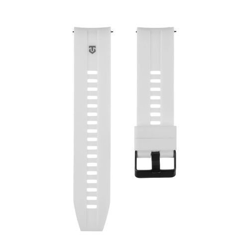 Tactical Schnellverschluss 22mm Weißes Silikon Uhrenarmband