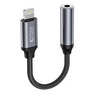 Tech-Protect UltraBoost kábel Lightning to Jack, Black 137640857 - Tech-Protect