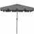 Springos dark grey rectangular garden parasol
