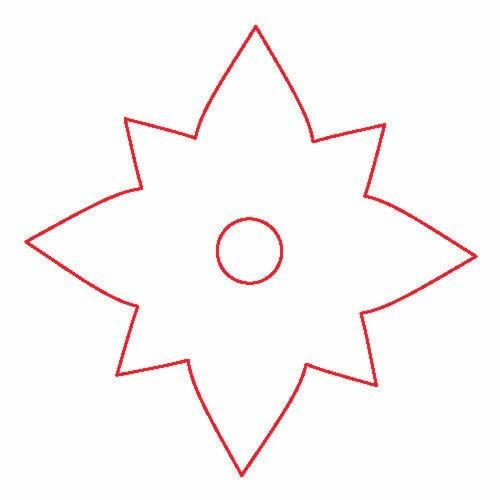 Fafigura, 5 db/csomag - csillag 186 137645538