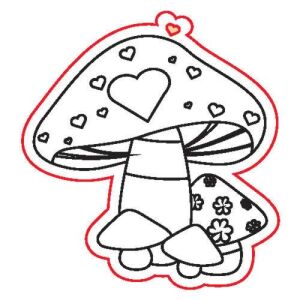 Fafigura, 5 db/csomag - gomba 73