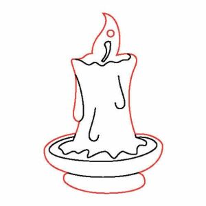 Fafigura, 5 db/csomag - gyertya 418 137645574 - Művészet & Hobbi