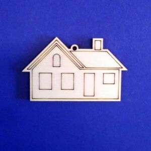 Fafigura, 5 db/csomag - ház 75 137645584 - Művészet & Hobbi