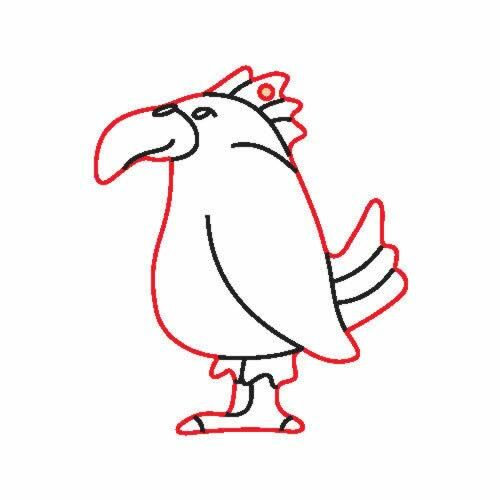 Fafigura, 5 db/csomag - madár 283 137645629