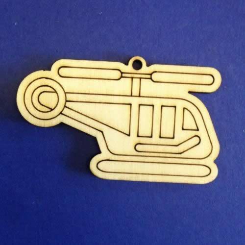 Fafigura fa helikopter forma, 5 darab