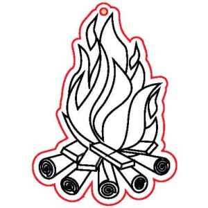 Figurină din lemn, 5 buc/pachet - tÅ±z 174 137645701 - Obiect decorabil