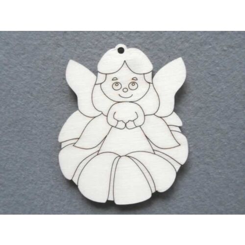 Fafigura tündér fa dekorációs forma, 5 db