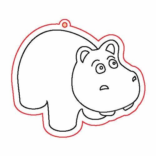 Fafigura, 5 db/csomag - viziló 167 137645754