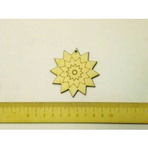 Fafigura, 5 db/csomag - virág 60 137645763 - Művészet & Hobbi