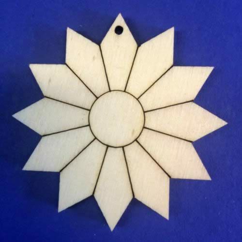 Fafigura, 5 db/csomag - virág 61 137645764