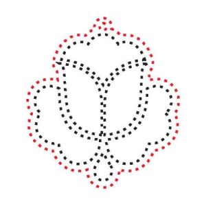 Figurină din lemn, 5 buc/pachet - floare 62 137645765 - Obiect decorabil