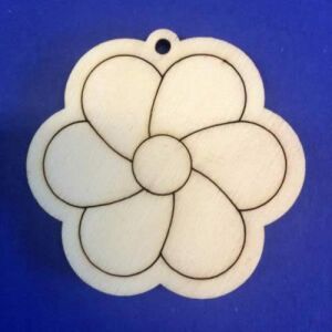 Fafigura, 5 db/csomag - virág 65