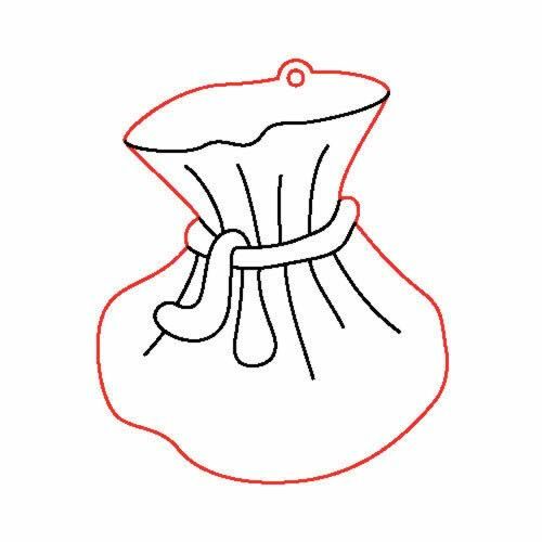 Fafigura, 5 db/csomag - zsák 419