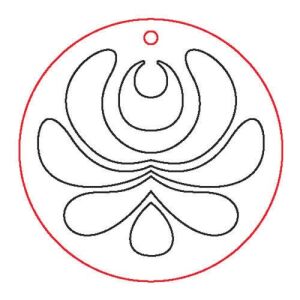 Fafigura, 6 db/csomag - füli alap 293