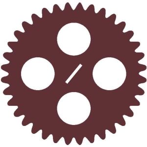 Fafigurák - fogaskerekek, 6 db/csomag 1 137645803 - Művészet & Hobbi