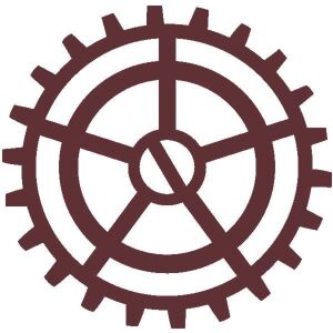 Fafigurák - fogaskerekek, 6 db/csomag 5