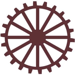 Figurine din lemn - roți dințate, 6 buc/pachet 9 137645819 - Obiect decorabil