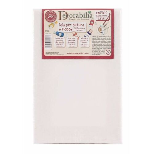Stamperia Decorabilia 15x10 cm feszített vászon festéshez és hobbihoz