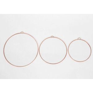 Cercuri din sticlă foliată, 3mm, set de 10, materiale pentru artizanat - Obiect decorabil