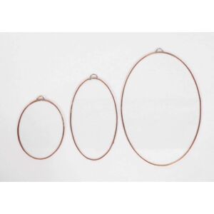 Fóliázott üveg 3mm, ovál, 8x14