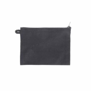 Papírzsebkendő tartó felül cipzáras 15 x 11 cm, fekete