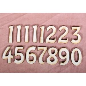 Set de numere din lemn pentru cadran de ceas de 45 mm, piese de ceas DIY - Obiect decorabil